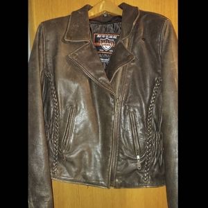 Leather jacket